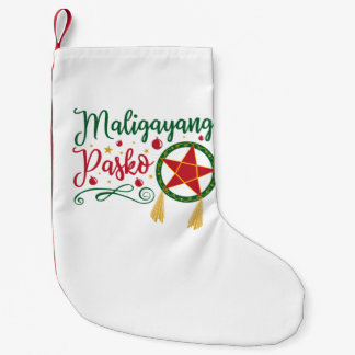 Maligayang Pasko Filipino jul Filippinerna Liten Julstrumpa