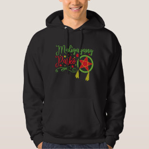 Maligayang Pasko jul Filipino Filippinerna Hoodie