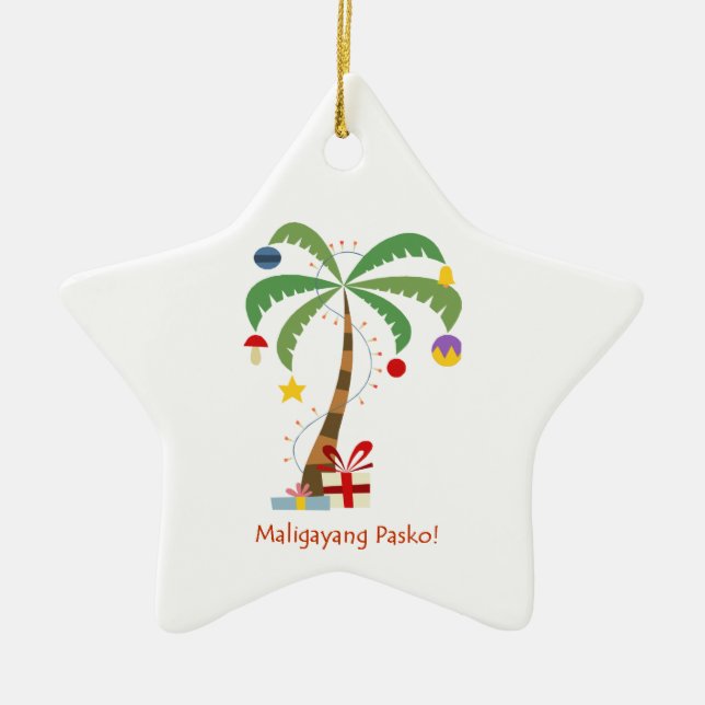 Maligayang Pasko! Julgranprydnad Julgransprydnad Keramik (Framsidan)