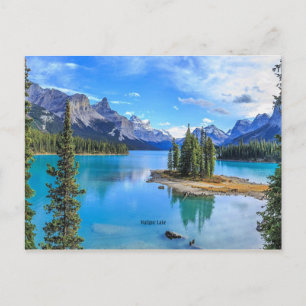 Maligne Lake, Alberta, Kanada Vykort
