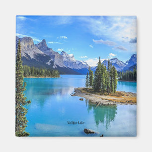 Maligne Sjö, Alberta, Kanada Magnet