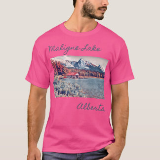 Maligne Sjö- Alberta Kanada T Shirt