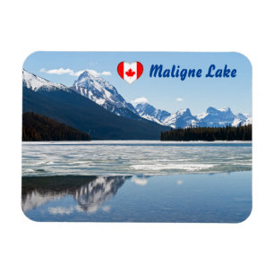 Maligne Sjö - Jasper nationalpark, Kanada Magnet