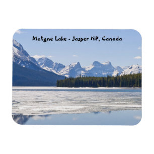 Maligne Sjö - Jasper nationalpark, Kanada Magnet