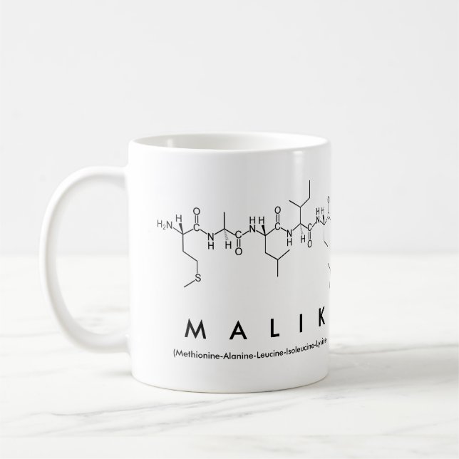 Malik peptide namn mugg (Vänster)