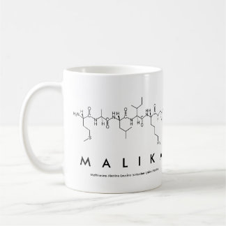 Malika peptide namn mugg