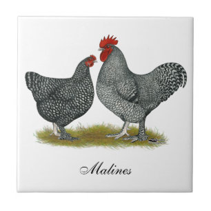 Maline hönor kakelplatta