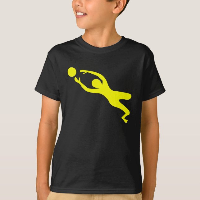 Målinnehavare - Gult T-shirt (Framsida)
