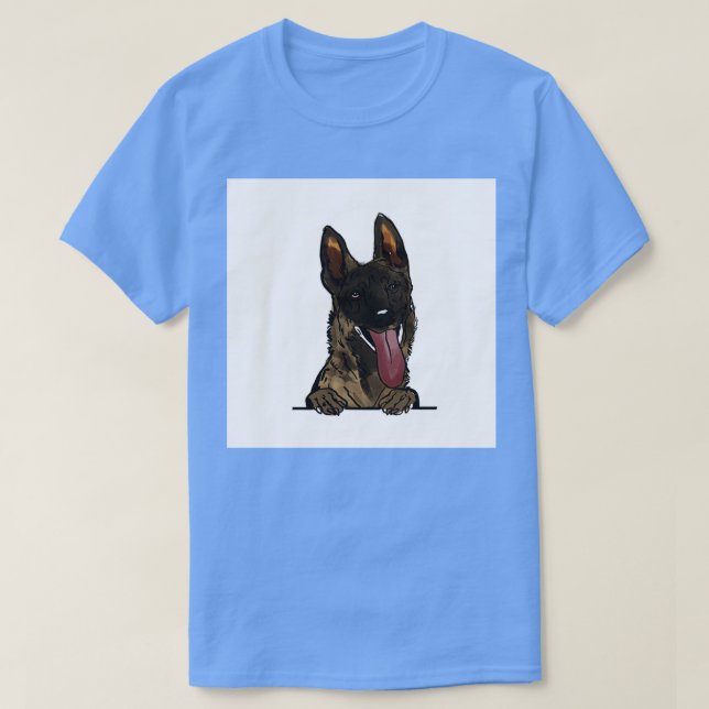 Malinois Belgian shepherd_ T Shirt (Design framsida)