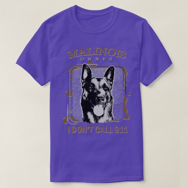 Malinois belgisk herde (15) t shirt (Design framsida)