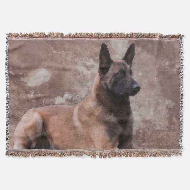 Malinois belgisk herde - Mechelaar Filt (Framsidan)
