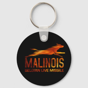 Malinois - belgisk herde - Mechelaar - Maligator Nyckelring