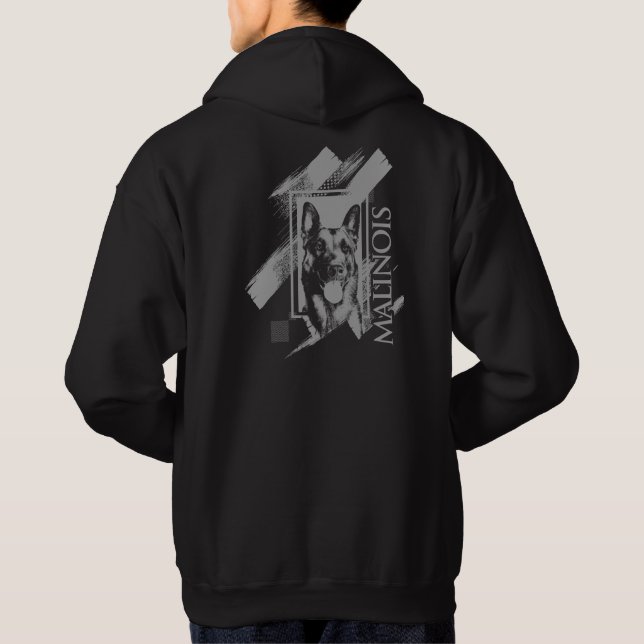 Malinois - belgisk herde - Mechelaar - Maligator Sweatshirt (Baksida)