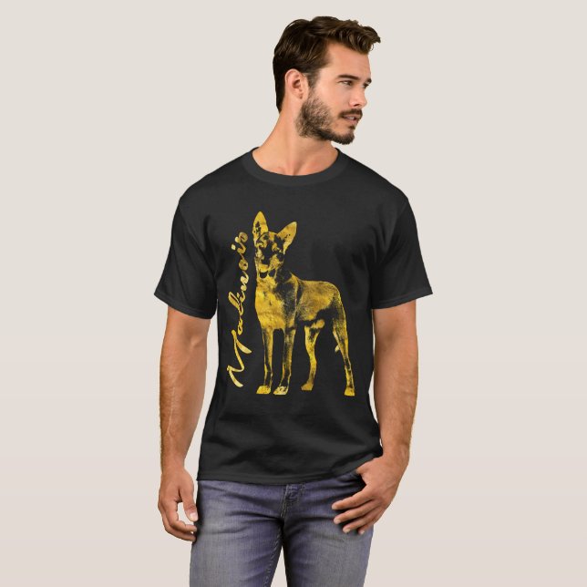 Malinois - belgisk herde - Mechelaar - Maligator T Shirt (Hel framsida)