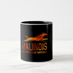 Malinois - belgisk herde - Mechelaar - Maligator Två-Tonad Mugg