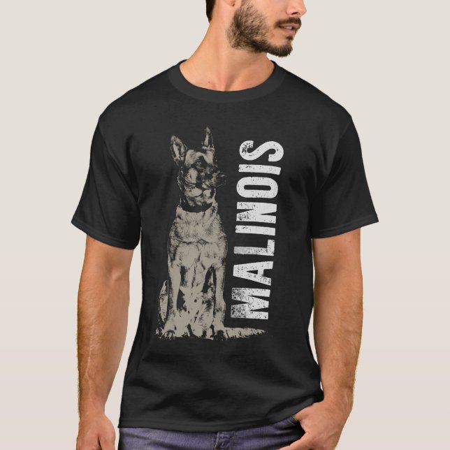Malinois - belgisk herde - Mechelaar T Shirt (Framsida)