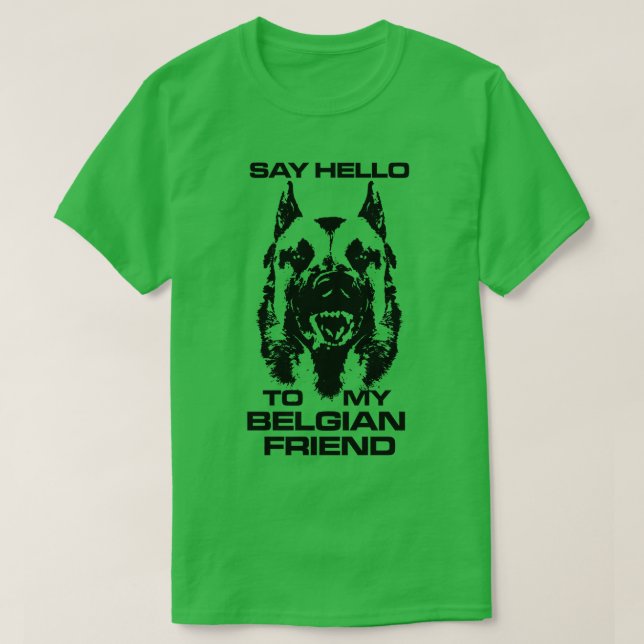 Malinois belgisk shepherd Mechelaar (1) T Shirt (Design framsida)