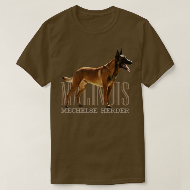 Malinois belgisk shepherd Mechelaar (5) T Shirt (Design framsida)