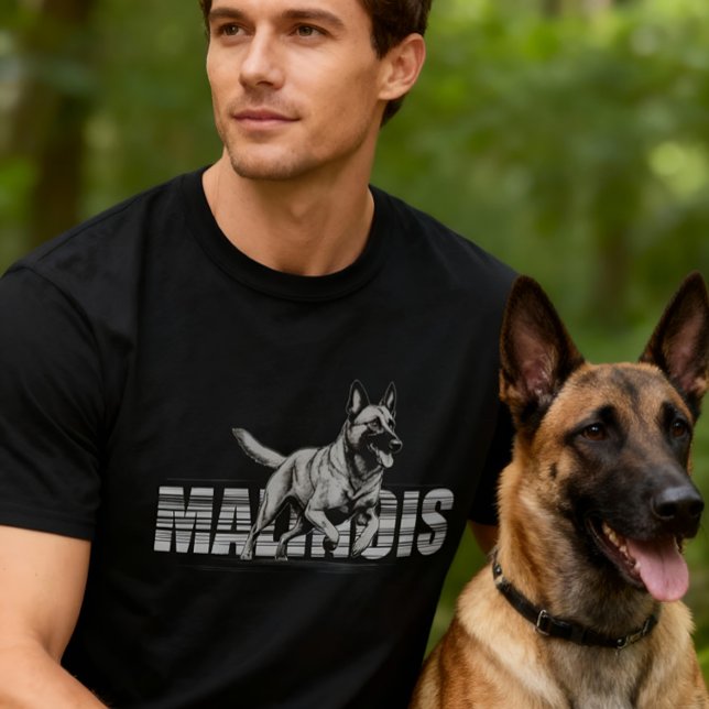 Malinois - belgisk shepherd -Mechelaar T Shirt (Skapare uppladdad)