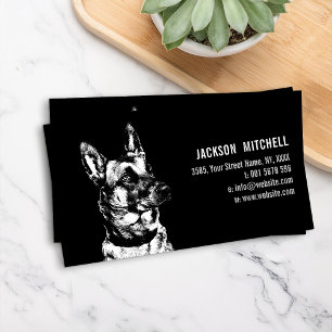 Malinois - belgisk shepherd -Mechelaar Visitkort