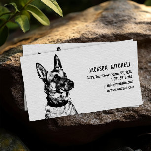 Malinois - belgisk shepherd -Mechelaar Visitkort