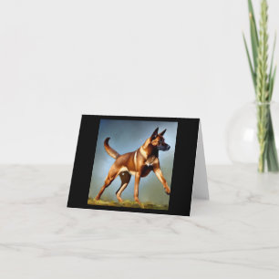 Malinois Belgium Shepherd Hund Kort