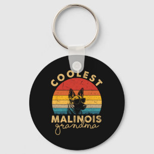 Malinois Coolest Grandma Gifts Women Hund Mamma Nyckelring