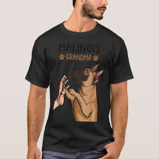 Malinois Grandma Belgium Shepherd Hund älskare Own T Shirt
