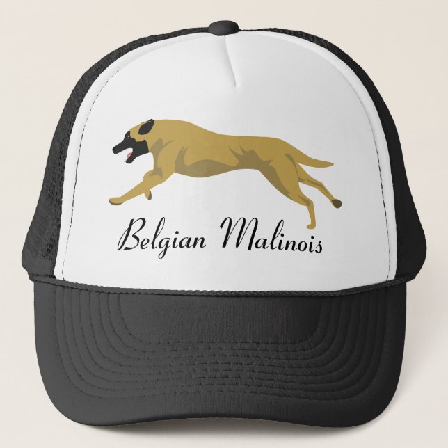Malinois hatt truckerkeps (Framsida)
