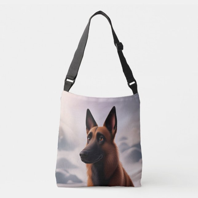Malinois Hund Axelväska (Framsida)