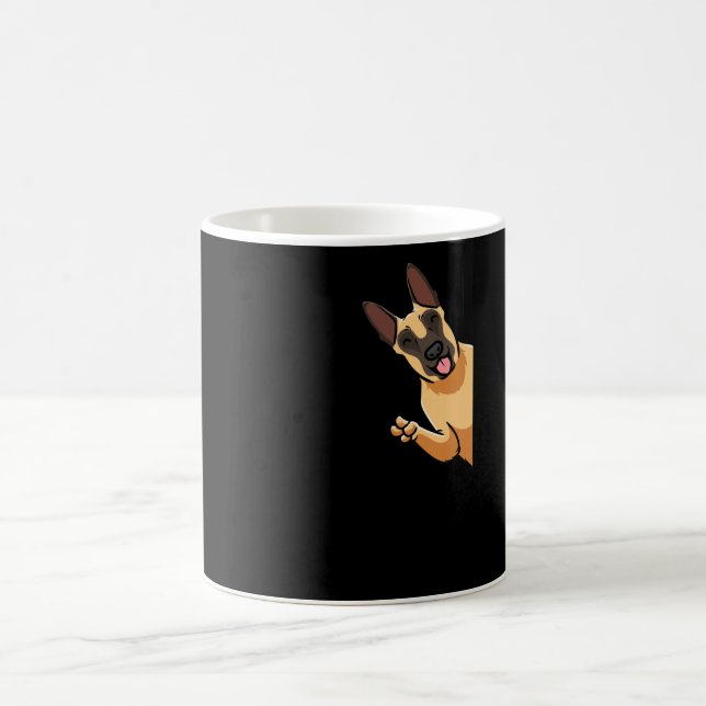 Malinois Hund belgisk Shepherd Hund Kaffemugg (Center)