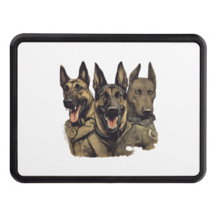 Malinois K-9 patrol hundar Dragkroksskydd