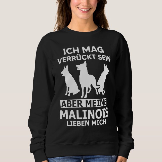 Malinois Malinois Shepherd Hund Police Hund T Shirt (Framsida)