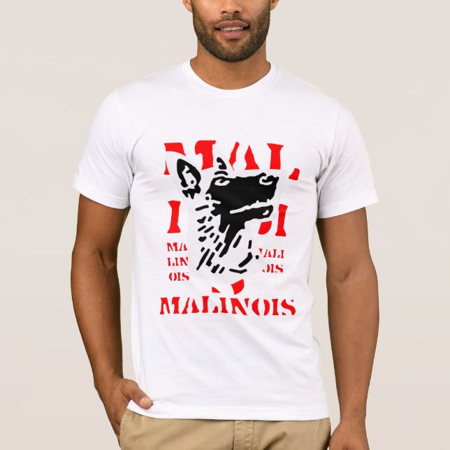 malinois malinois t-shirt (Framsida)