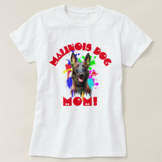 Malinois Mamma Hund älskare Bästa Hund Mamma T Shirt