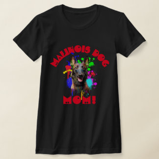 Malinois Mamma Hund älskare Bästa Hund Mamma T Shirt