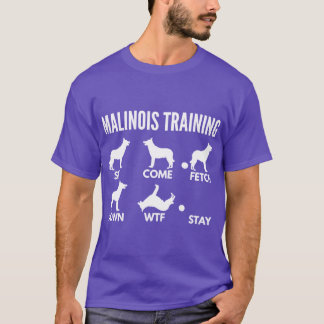 Malinois träning belgisk malinois ricks familj t shirt