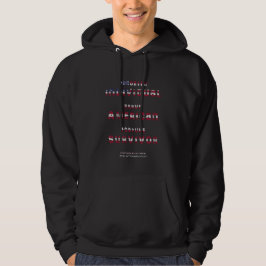 Målinriktad individuell, människohandel, medvetenh hoodie