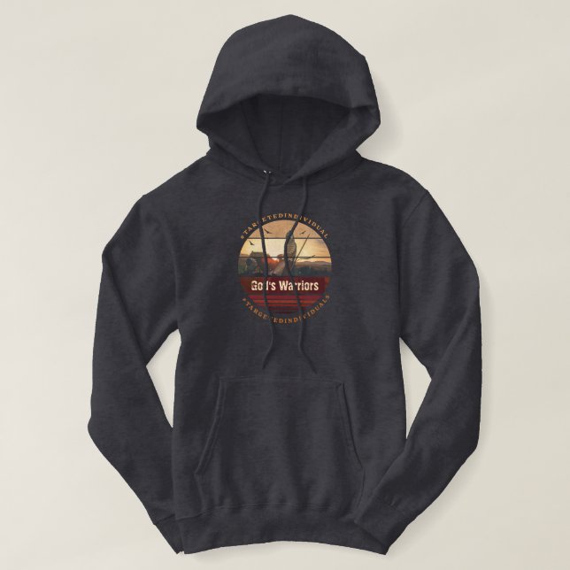 Målinriktad individuell medvetenhet Knight Horseba Hoodie (Design framsida)