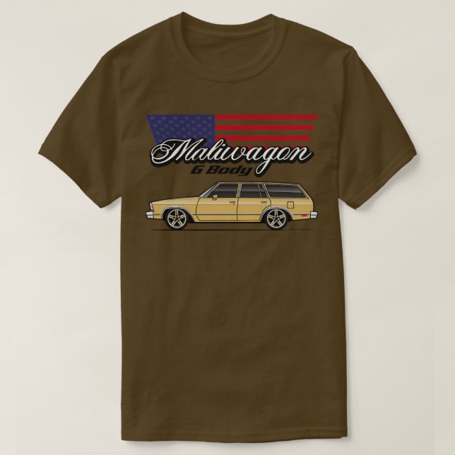 Maliwagon Guld T Shirt (Design framsida)