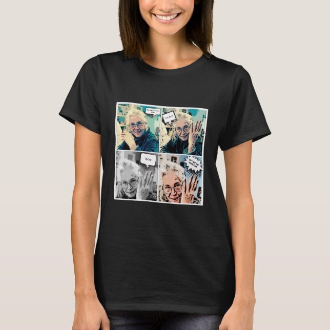 Malka Collage T Shirt (Framsida)