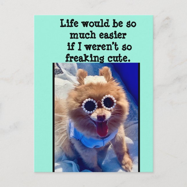 MÅLKORT PER BAD GIRL-ART VYKORT (Framsida)