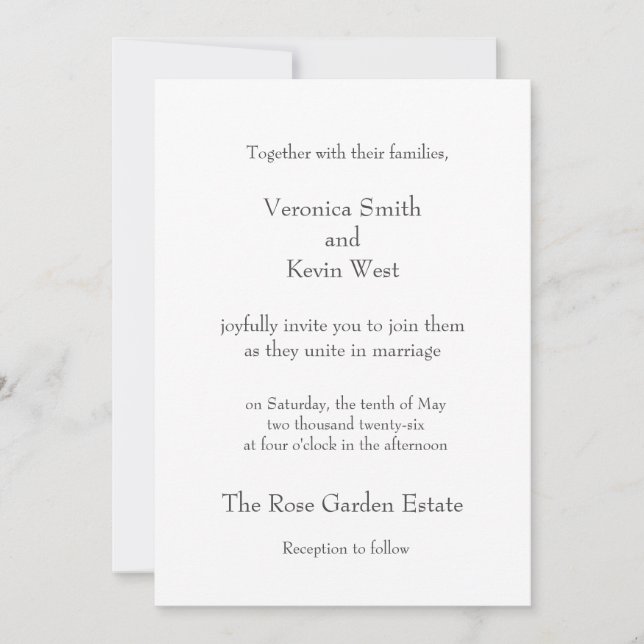 Mall 5 X 7 inbjudan (Framsida)