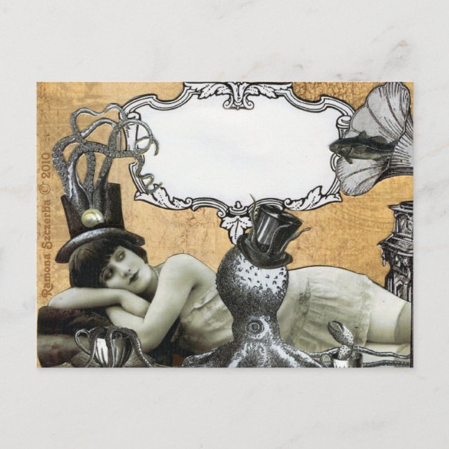 Mall Anpassningsbar Calypso-vykort Vykort (Framsida)