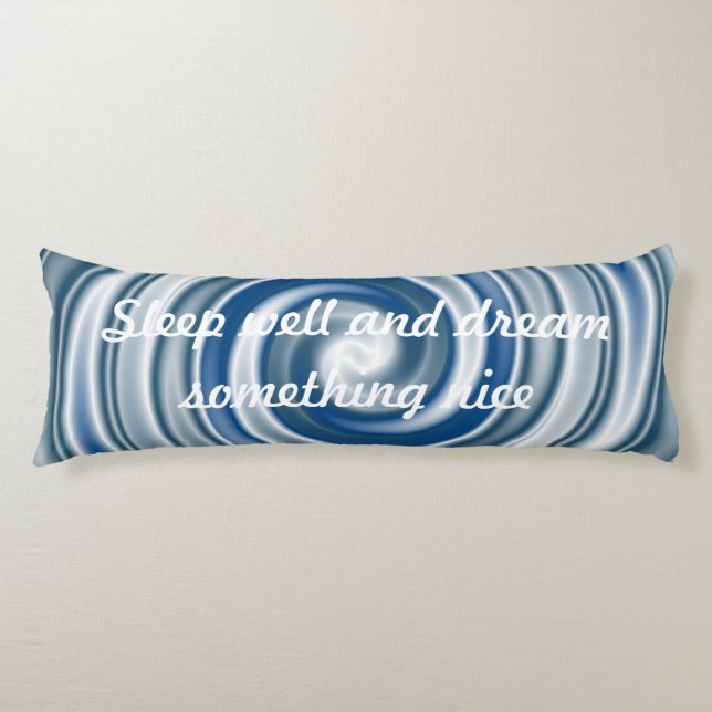 Mall - Anpassningsbar text, bild och bakgrund Kroppskudde (Framsidan)