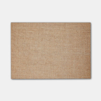Mall - Burlapbakgrund Post-it Block