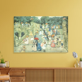 Mall, Centralparken av Maurice Prendergast Canvastryck
