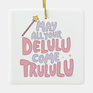 Mall din Delulu Kom Trululu Julgransprydnad Keramik