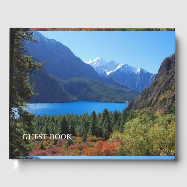 MALL DIY change färg lägg till bild text färg Gästböcker (Framsida)