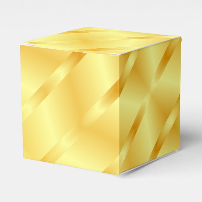 Mall Elegant Faux Guld Metallic Search Modern Presentaskar (Framsidan Sidan)